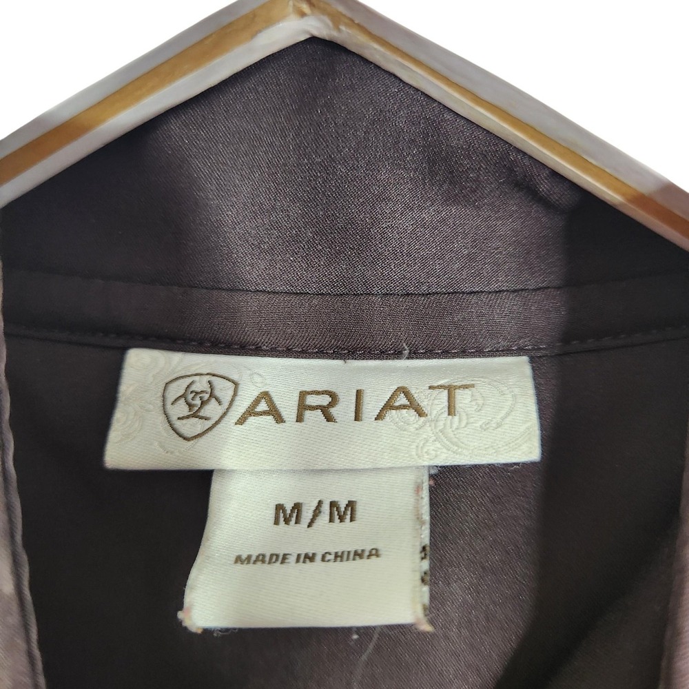 ARIAT Jacket Womens Medium Brown Softshell Stretc… - image 7